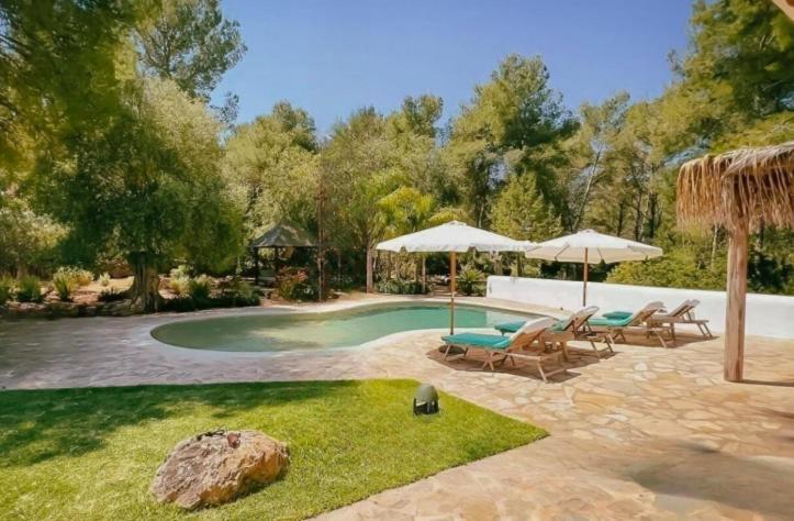 La Finca Agroturismo Can Bet Santa Eularia des Riu Bagian luar foto